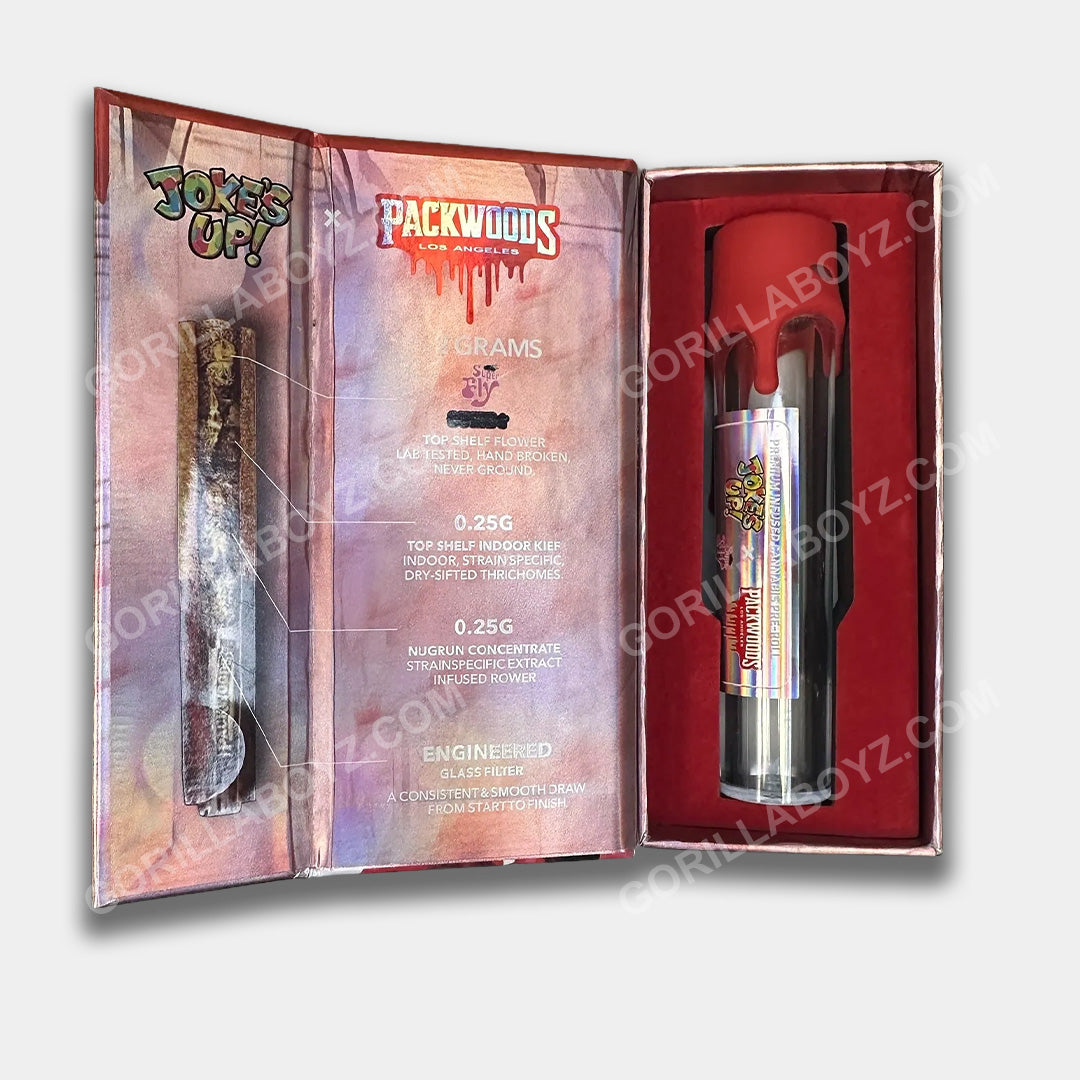 super fly gumbo packwoods packaging box