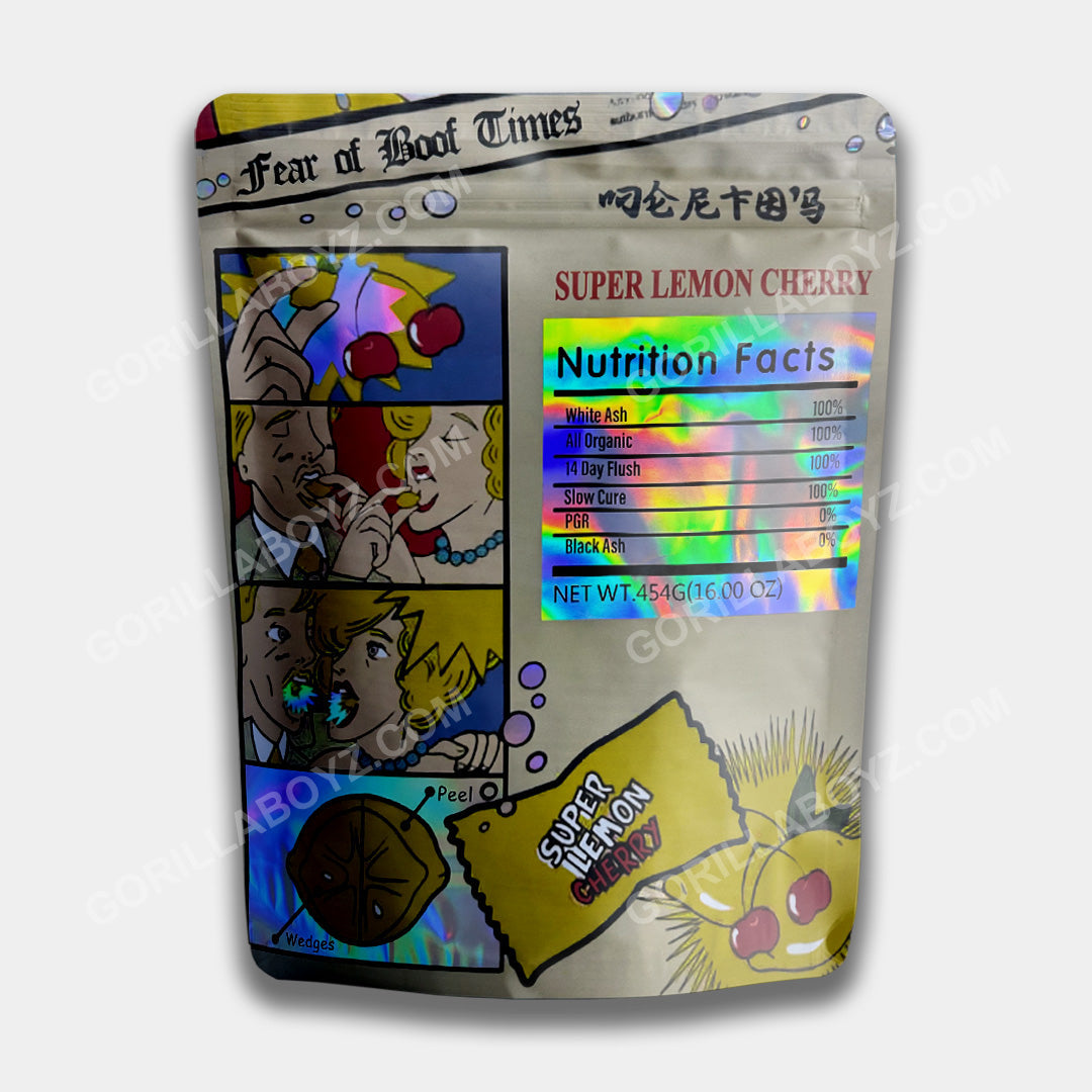 Super Lemon Cherry 16 ounce mylar bags