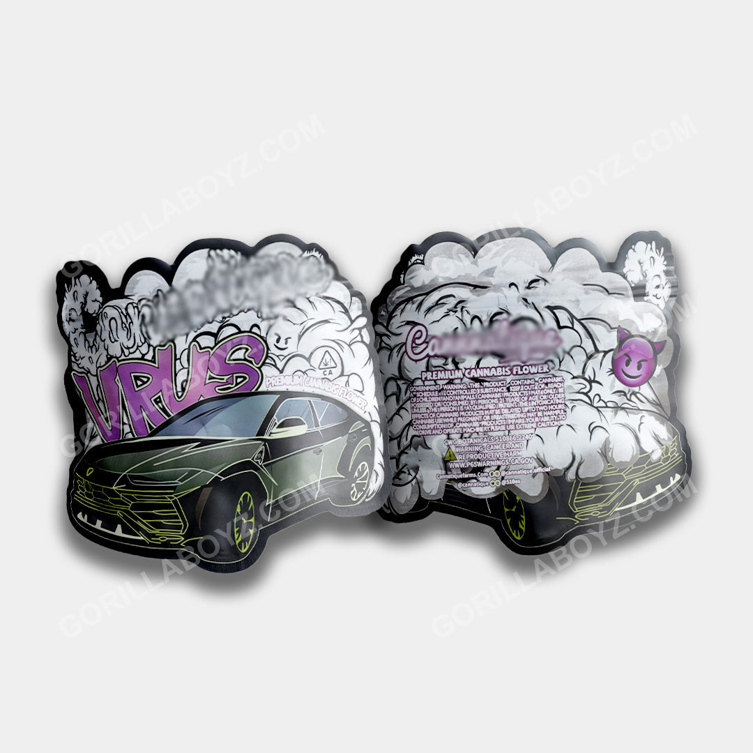 Vrus mylar bags 3.5 grams