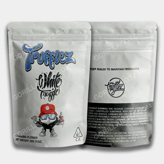 White Truffle mylar bags 1 ounce