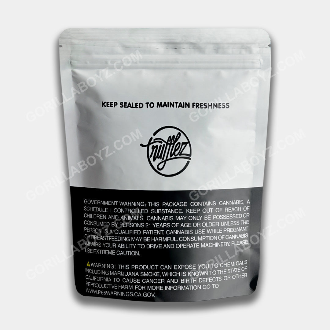 White Truffs 1 pound mylar bags