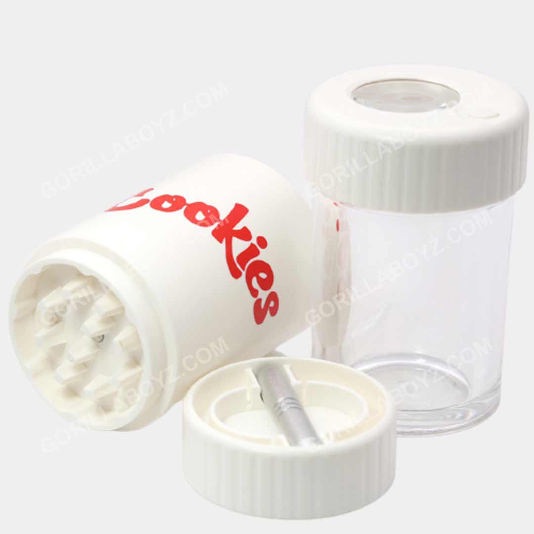 cookies white mag jar
