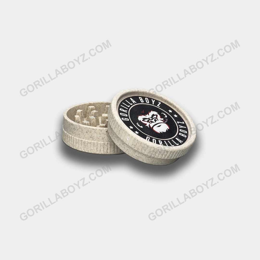 white biodegradable weed grinder