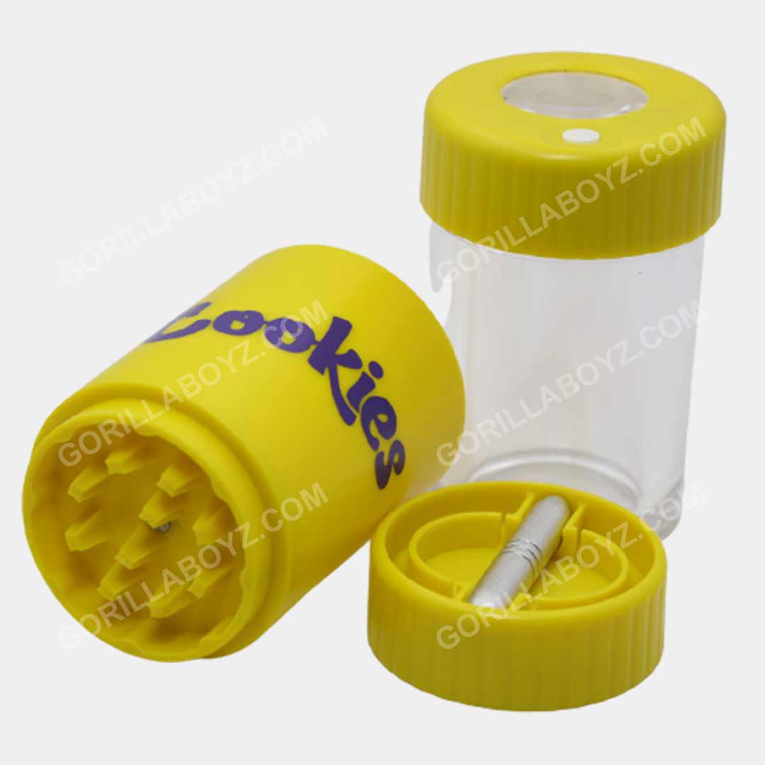 cookies yellow mag jar