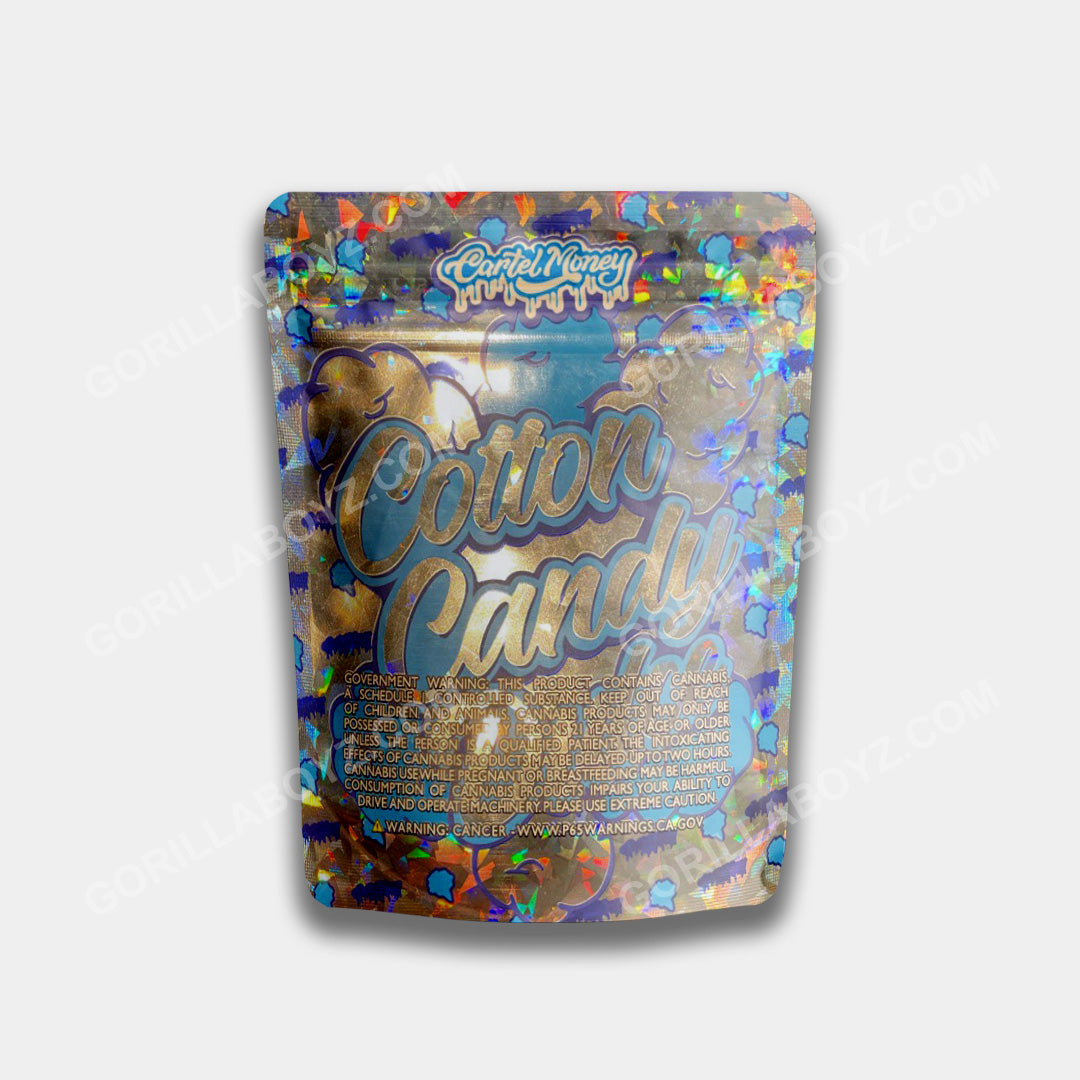 Cotton Candy Dulce Holographic mylar bags