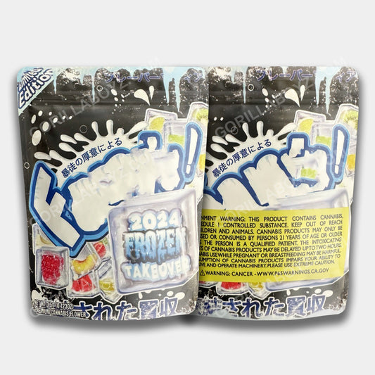 Premium Fannttaa Bubblegum Mylar bag designed for 3.5 grams. This smell-proof bag locks in potency, featuring a bubblegum-inspired design for secure storage.