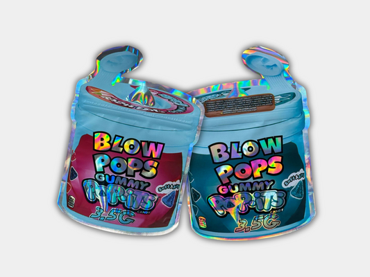 Blow Pops Gummy Mylar Bag 3.5 Grams