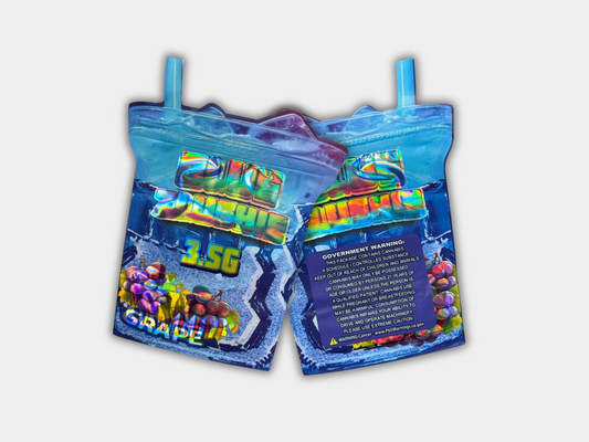 Blue Zlushie Grape Mylar Bag 3.5 Grams