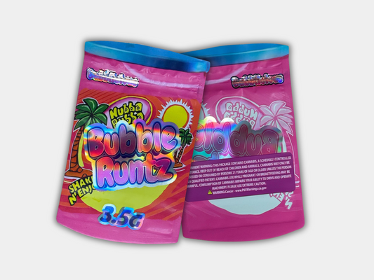 Nuba Bubba Bubble Runtz Mylar Bag 3.5 Grams