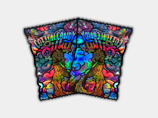 Cotton Candy Silky Mylar Bag 3.5 Grams
