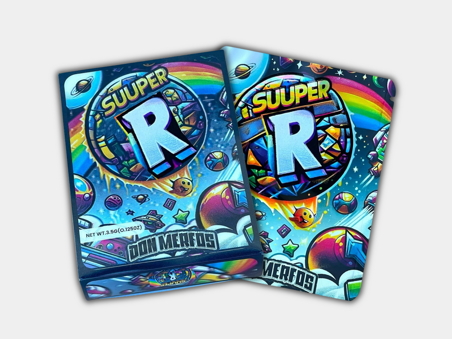 3D Suuper Box with 3.5G mylar Bag