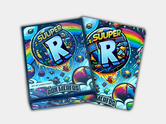 3D Suuper Box with 3.5G mylar Bag