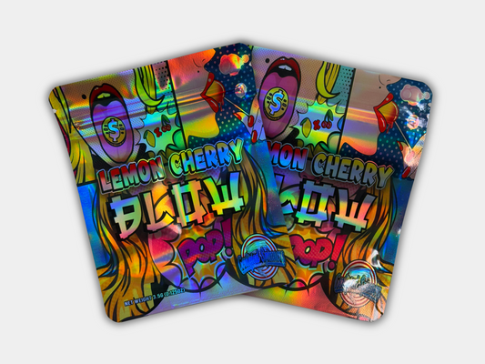 Lemon Cherry Blow Pop Mylar Bag 3.5 Grams
