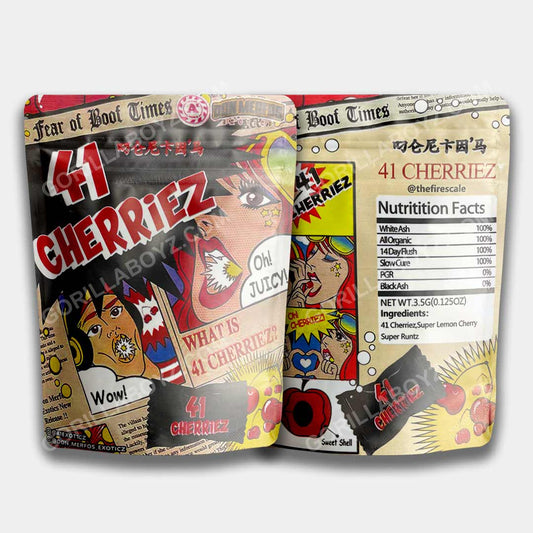 41 Cherriez mylar bags 3.5 grams