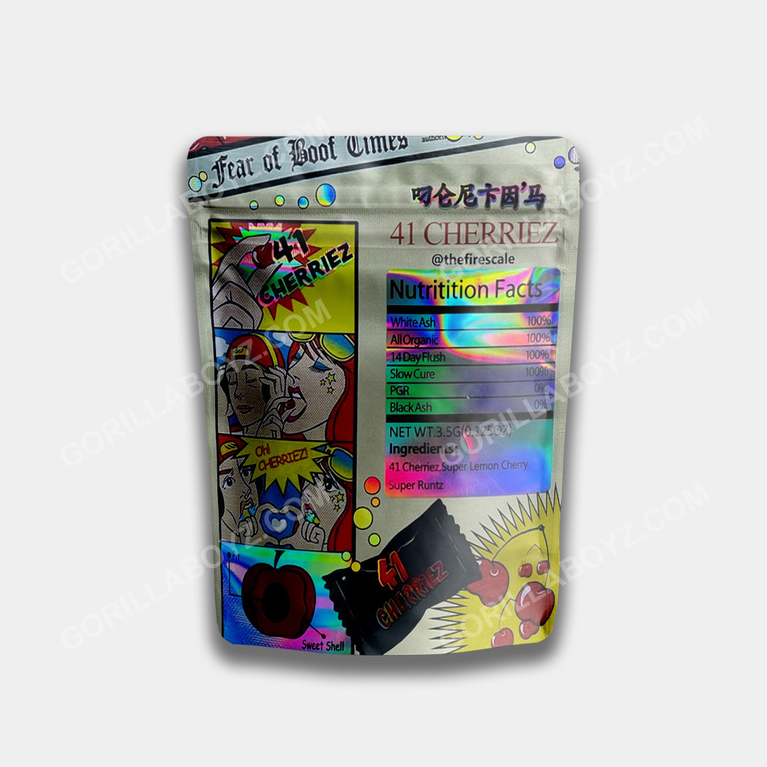 41 Cherriez mylar bags 3.5 grams