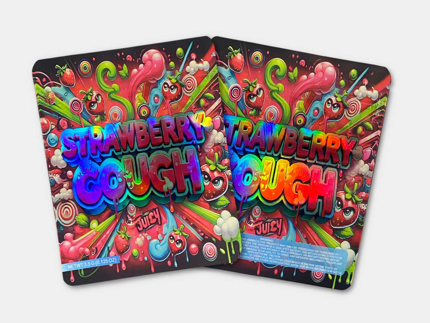 Strawberry Cough 3.5G Mylar Bag