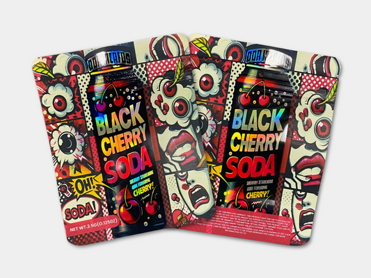 Black Cherry Soda 3.5G Mylar Bag
