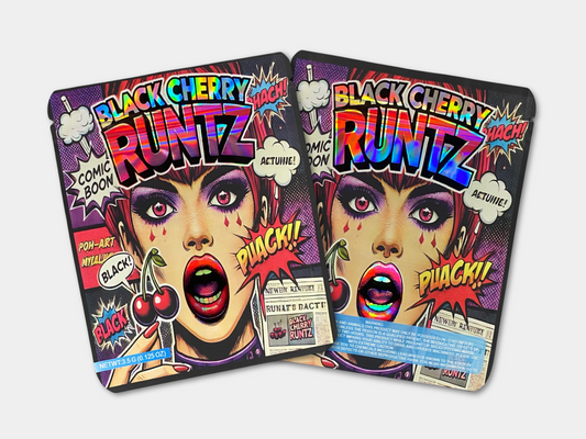 Black Cherry Runtz 3.5G Mylar Bag