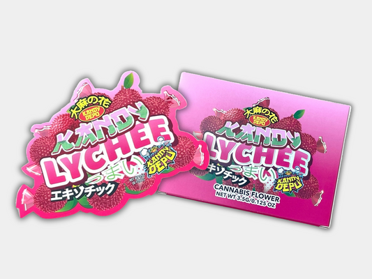 Kandy Lychee Mylar Bag with BOX