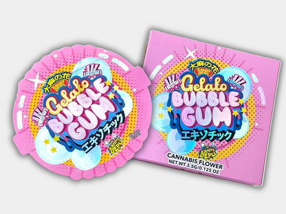 Gelato Bubble Gum Mylar Bag with BOX