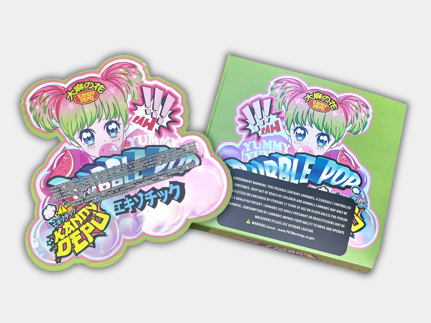 Kandy Depo Bubble Pop Mylar Bag with BOX