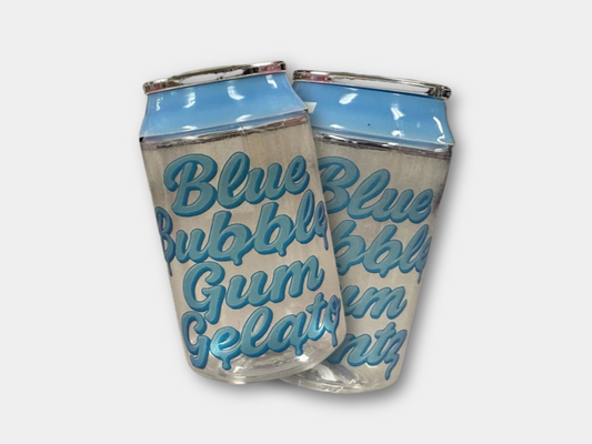 Transparent Bubble Gum Soda Cans – 2-Pack