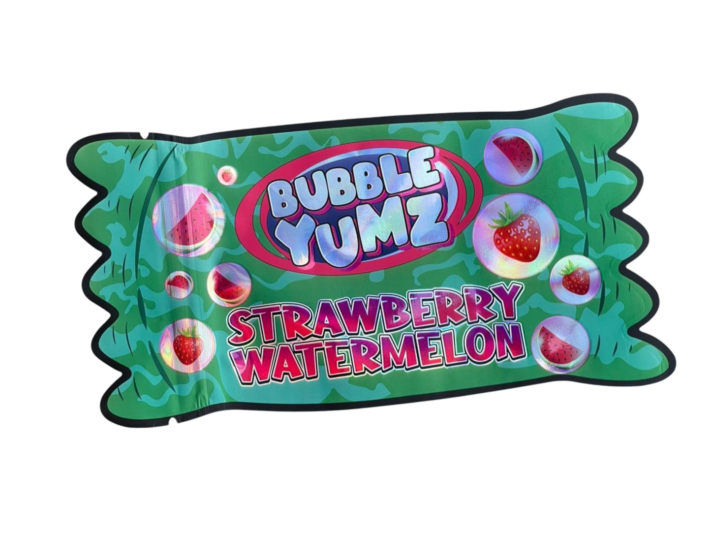 Bubble Yumz 3.5G Mylar Bag – Strawberry Watermelon Edition