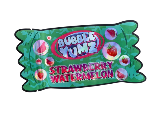 Bubble Yumz 3.5G Mylar Bag – Strawberry Watermelon Edition