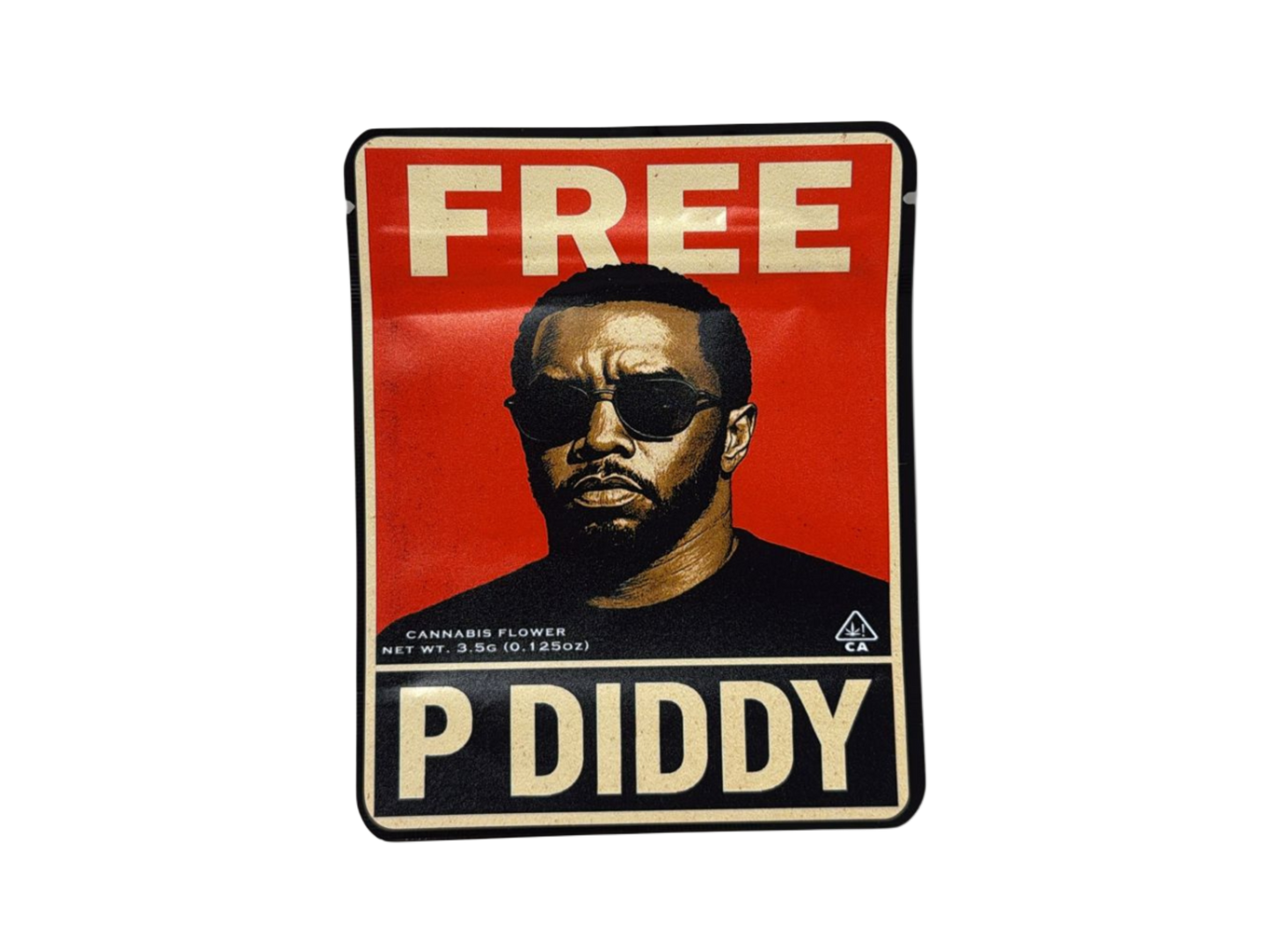 FREE P DIDDY 3.5G Mylar Bag