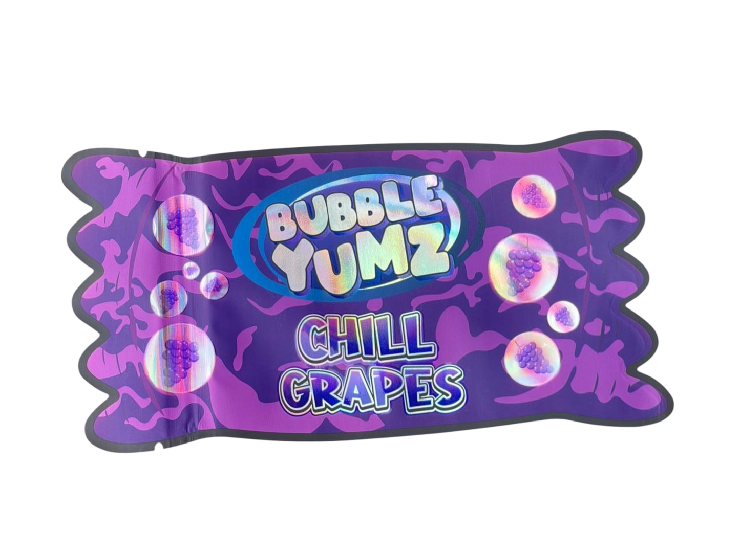 Bubble Yumz 3.5G Mylar Bag – Chill Grapes Edition