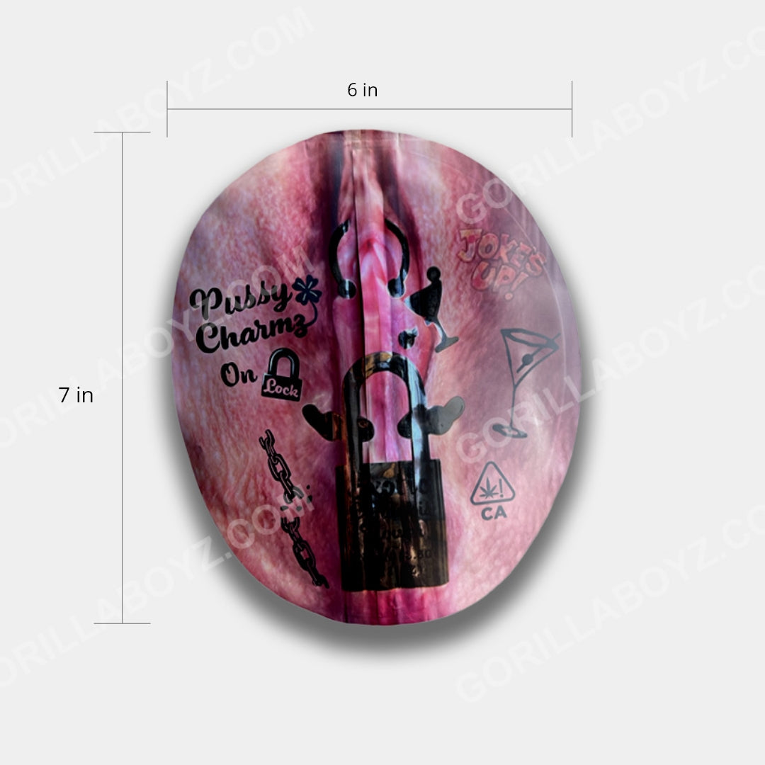 Pussy Charms 3D mylar bags 3.5 grams