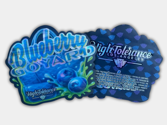 Blueberry Goyard 3.5G Mylar Bag