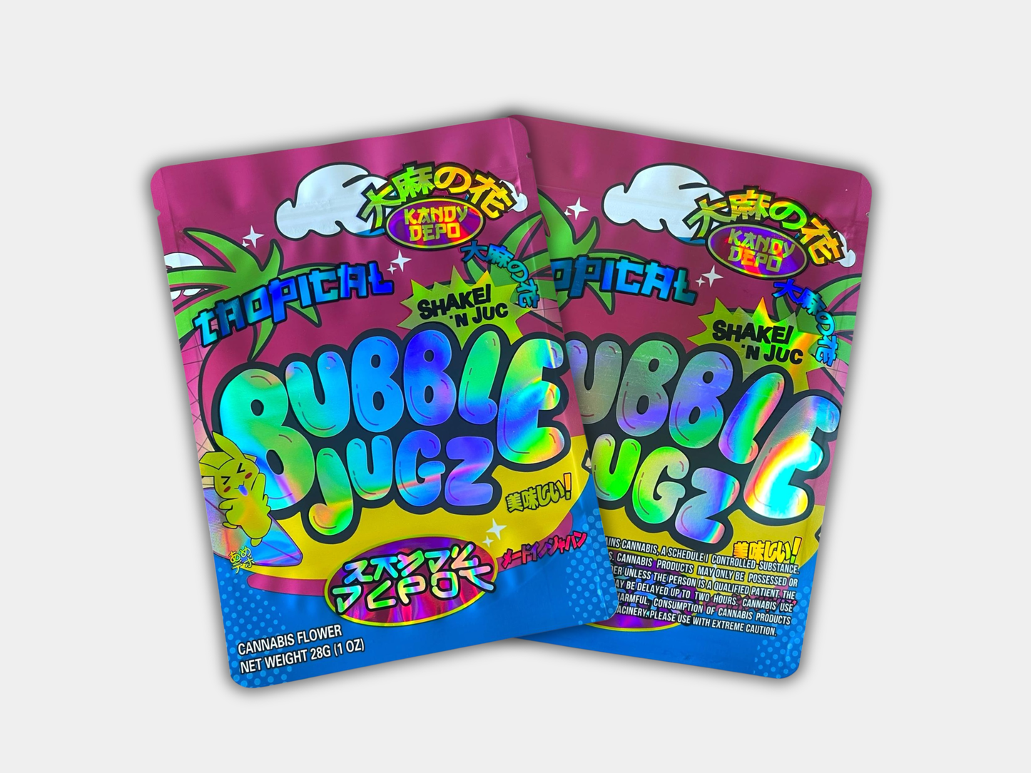 Bubble Nugz 28G (1oz) Mylar Bag