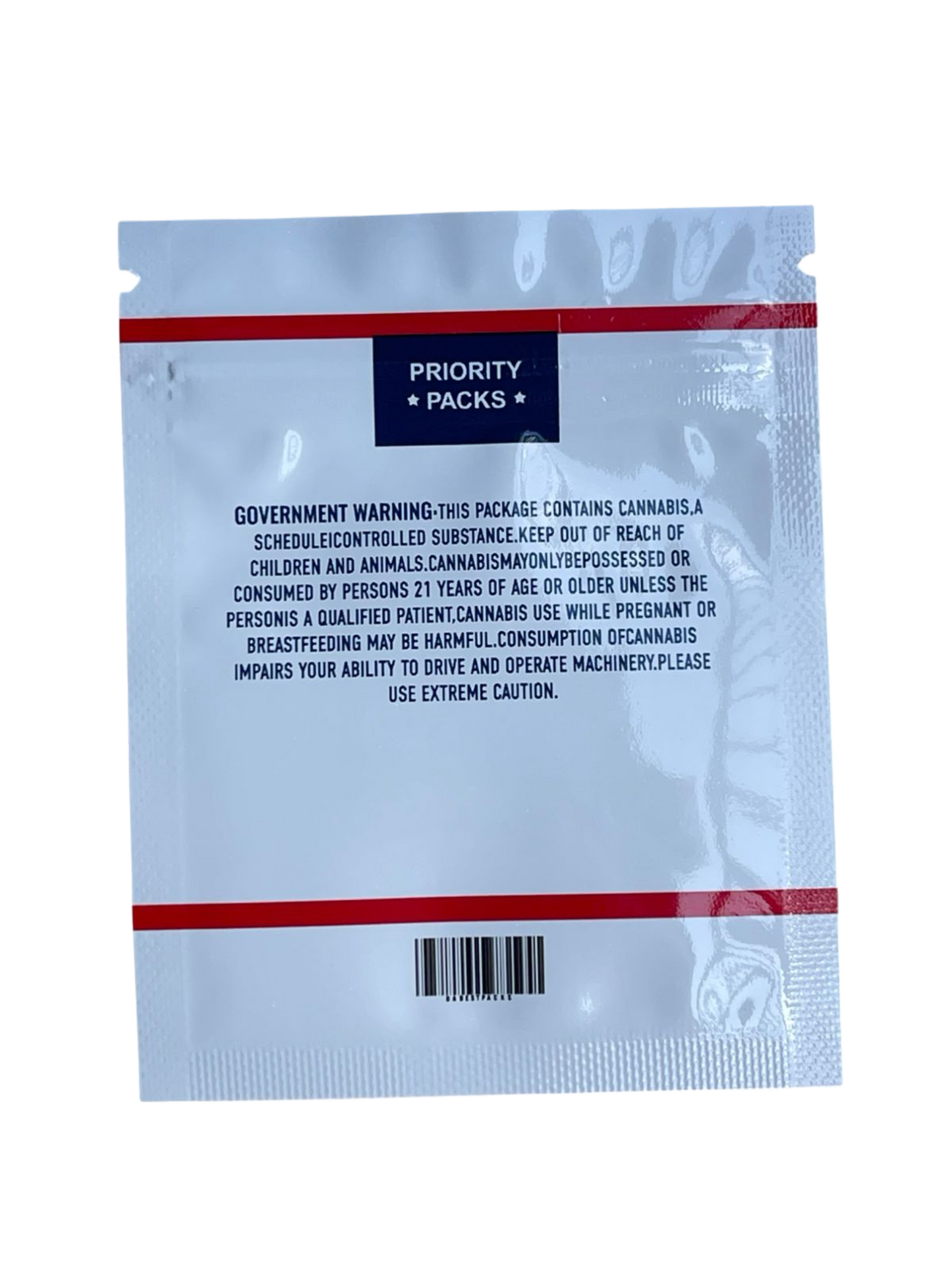 Priority Packs 1G Mylar Bag – Small Flat Rate Edition
