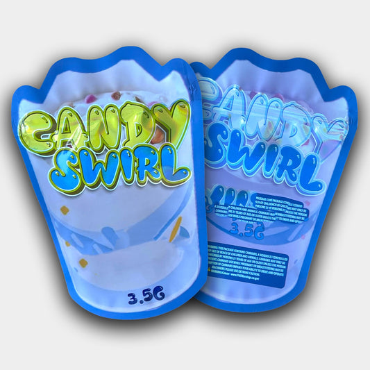 Candy Swirl Mylar Bag 3.5G 