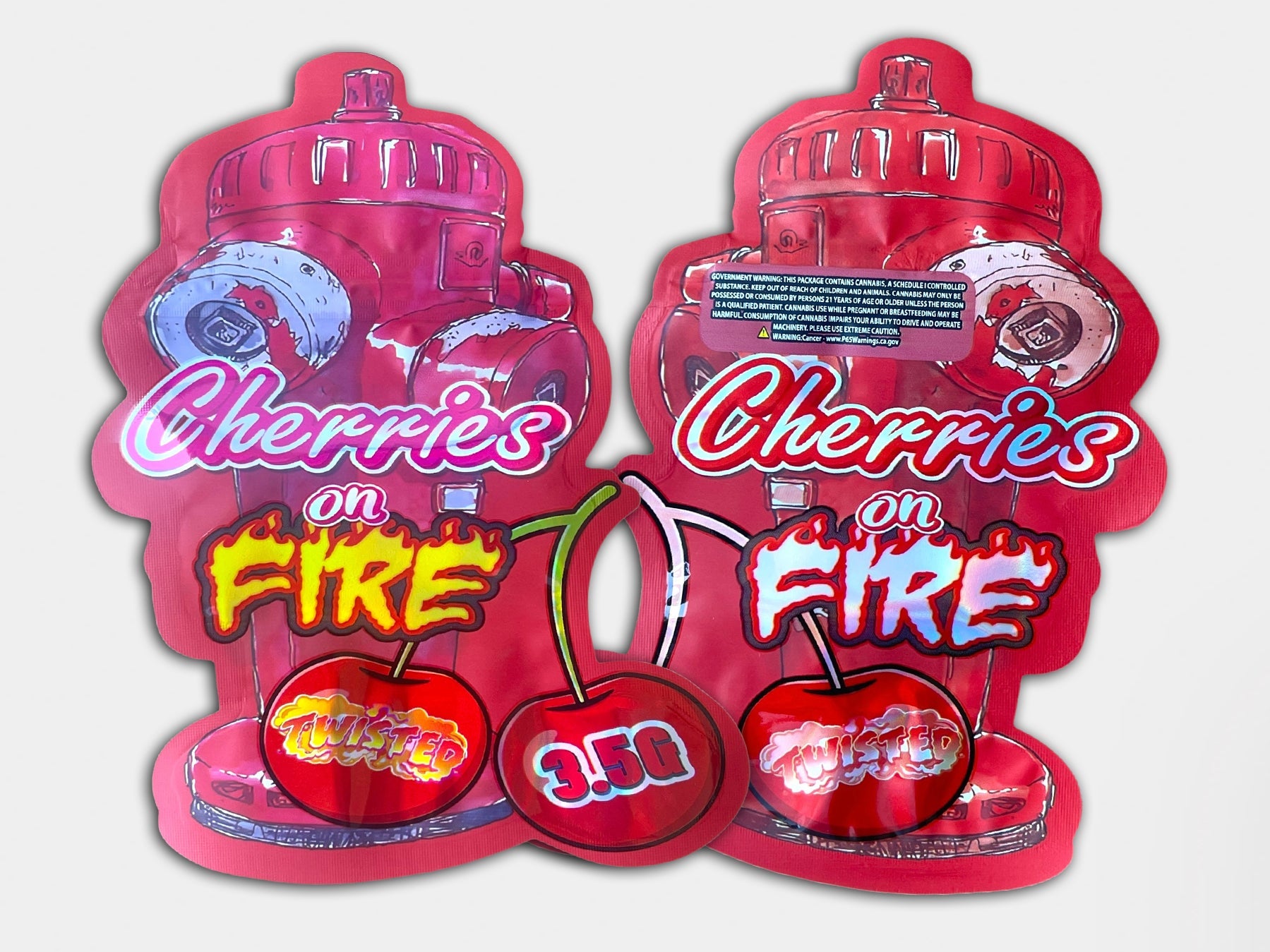 Cherries on Fire Mylar Bag 3.5G