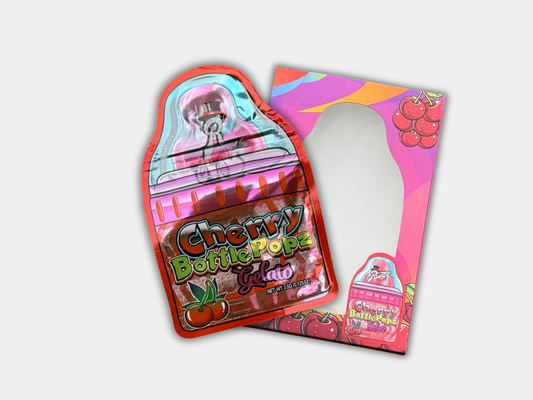 Cherry Bottle Popz Mylar Bag + Matching Box (3.5G)