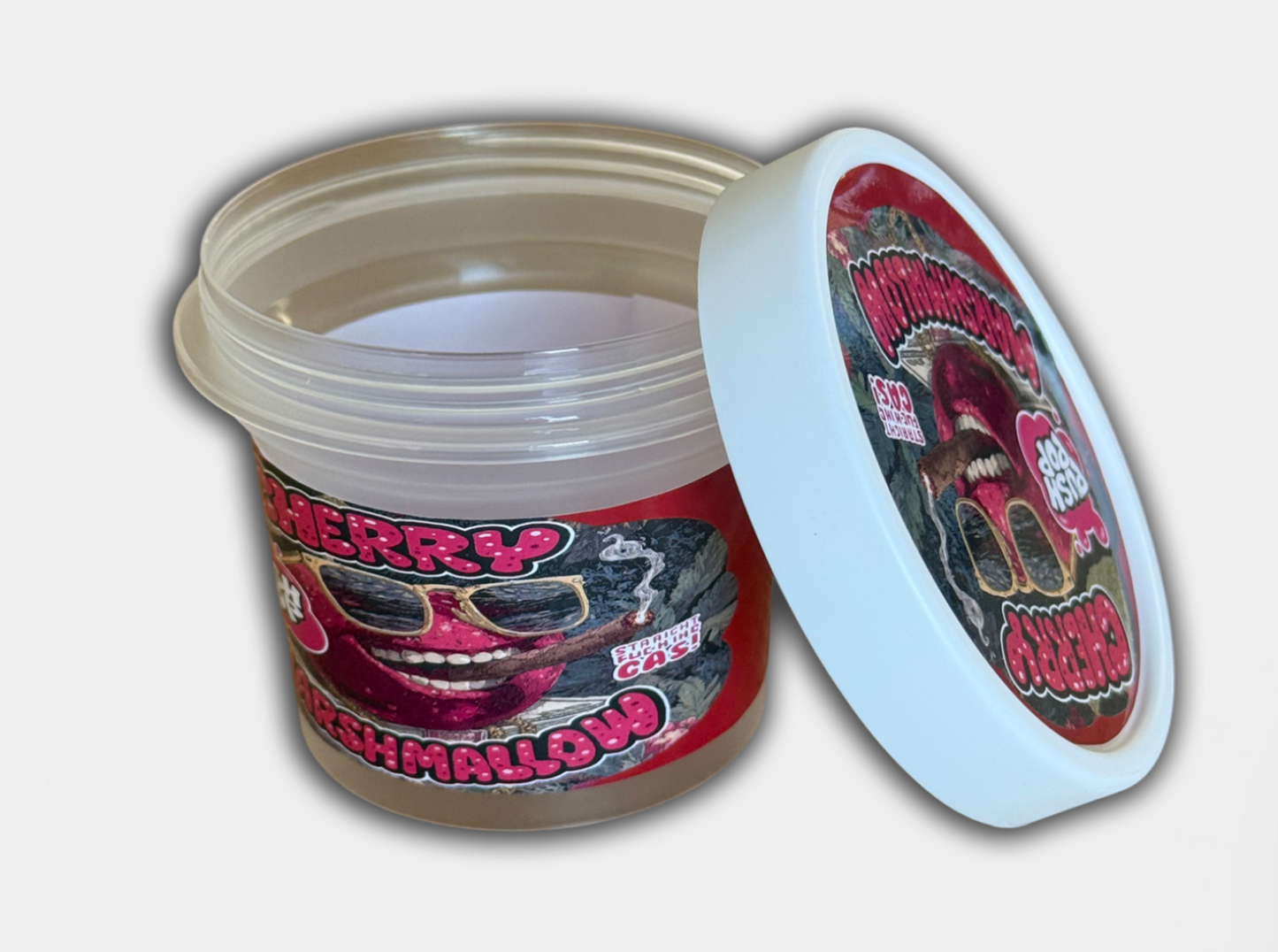 Cherry Marshmallow 4 Jar Set with Box (3.5g Ice Cream Jar Set)