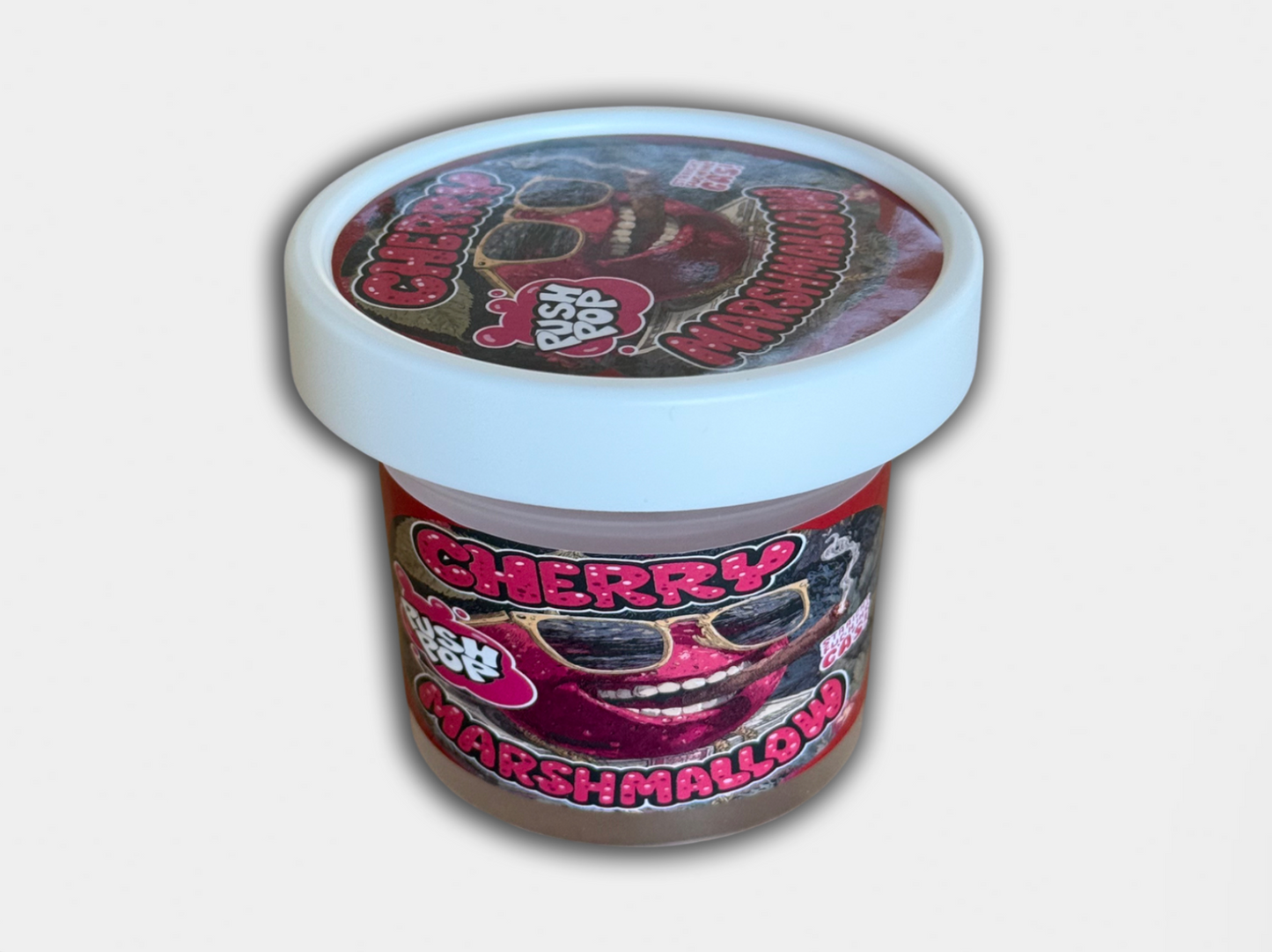 Cherry Marshmallow 4 Jar Set with Box (3.5g Ice Cream Jar Set)