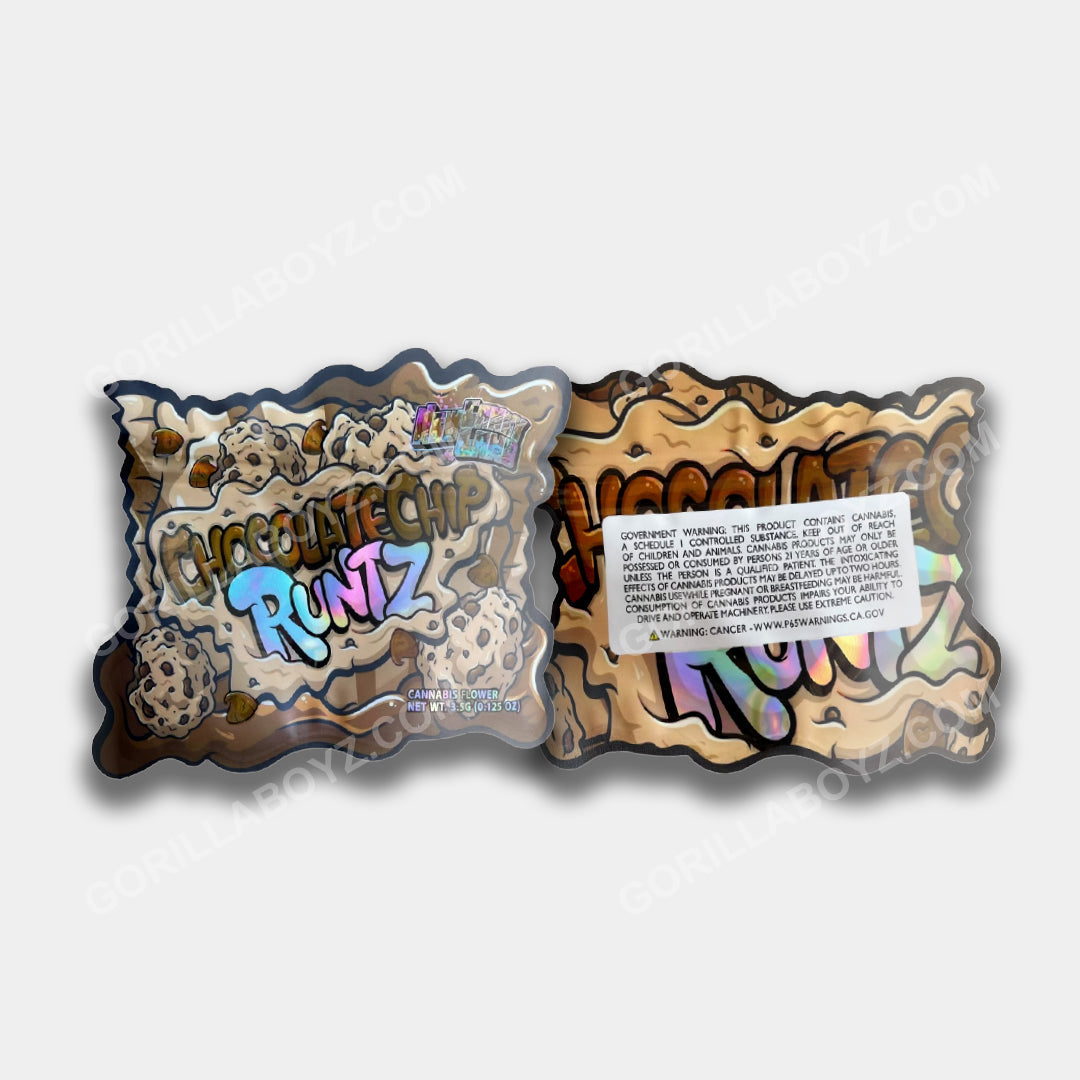 Chocolate Chip Mylar Bag 3.5 Grams