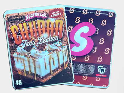Churro Tres Leches Sprinklez Mylar Bag 4 Grams (Label & Authenticity Stickers Included)