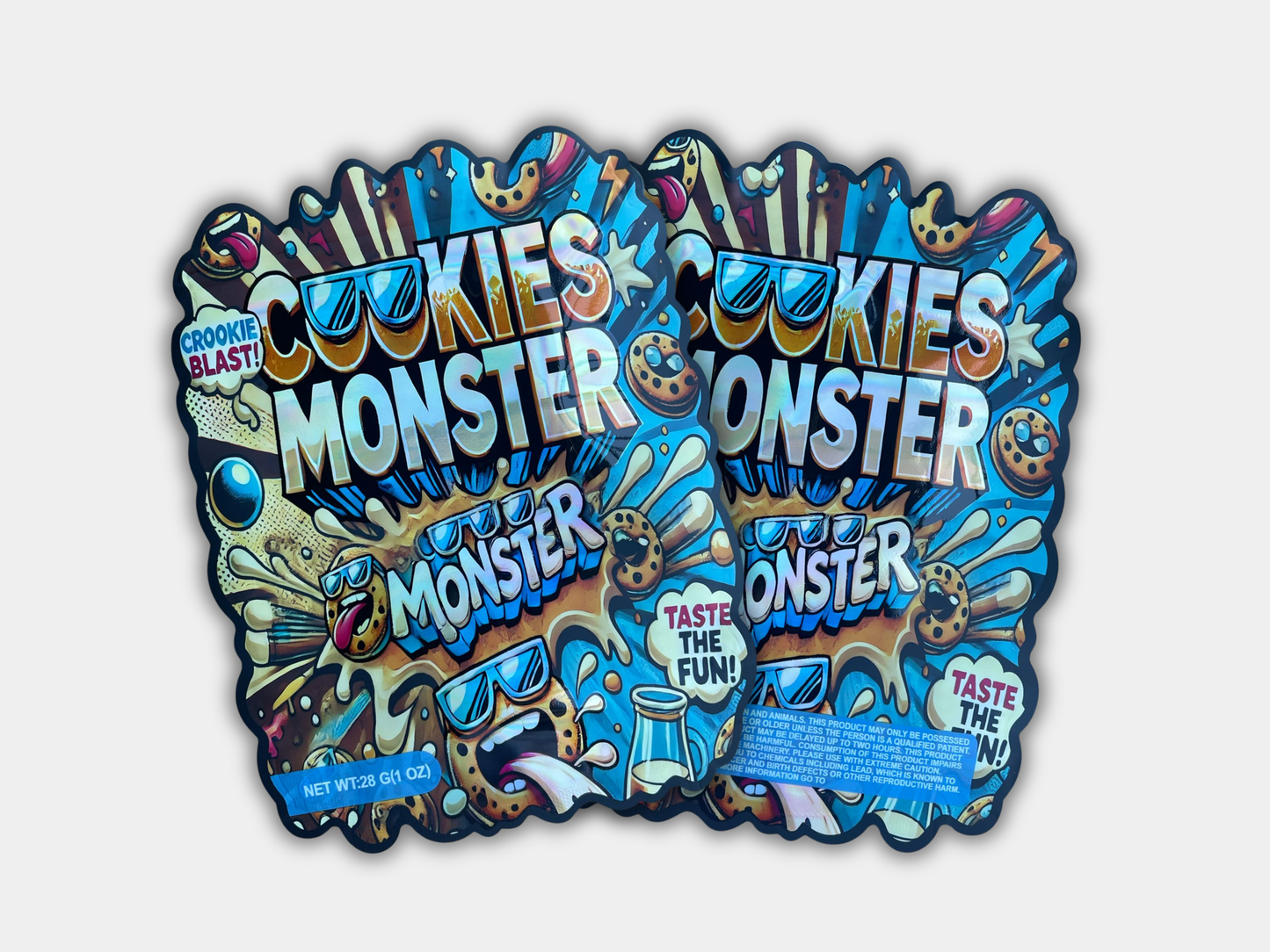 Cookies Monster 28G (1oz) Mylar Bag