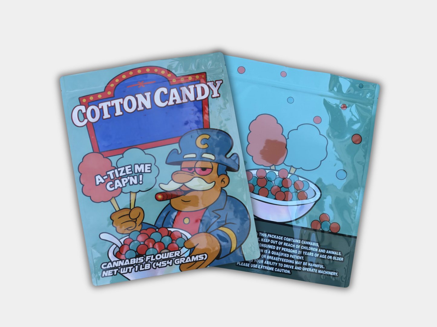 Cotton Candy 16 oz (1 lb) Mylar Bag