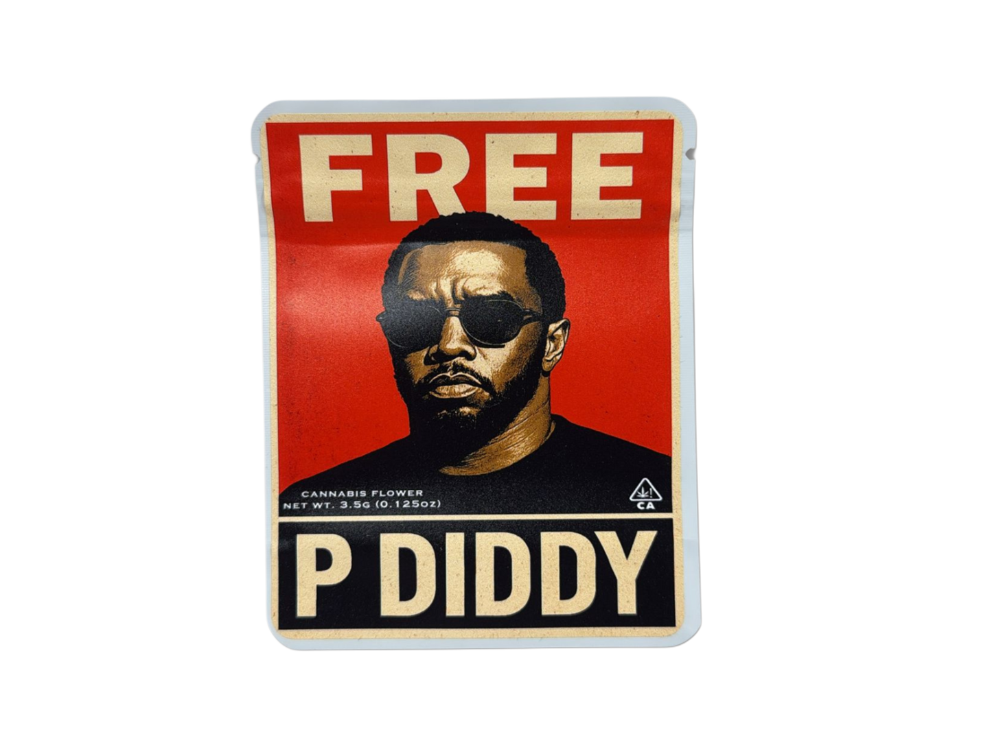FREE P DIDDY 3.5G Mylar Bag
