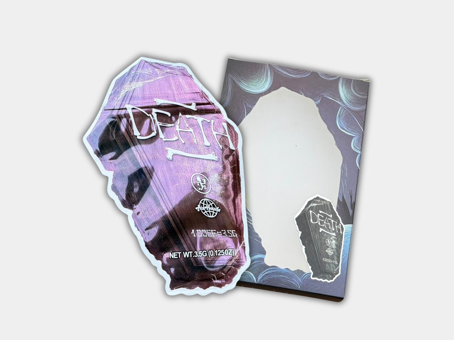Death Coffin Mylar Bag + Matching Box (3.5G)