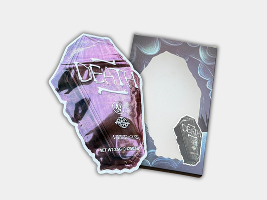 Death Coffin Mylar Bag + Matching Box (3.5G)