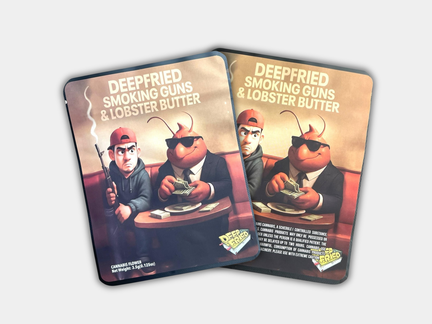 Deepfried Smoking Guns & Lobster Butter 3.5G Mylar Bag