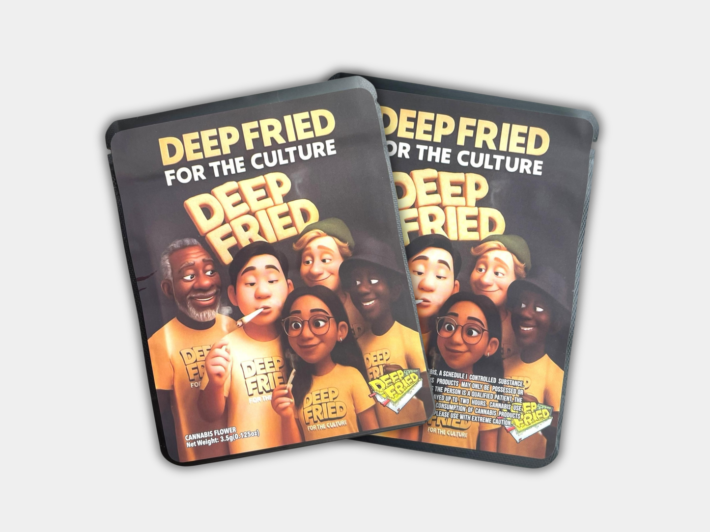 Deepfried for the Culture 3.5G Mylar Bag