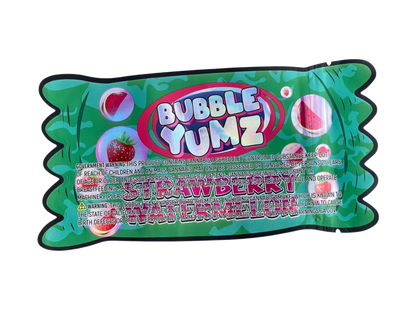 Bubble Yumz 3.5G Mylar Bag – Strawberry Watermelon Edition