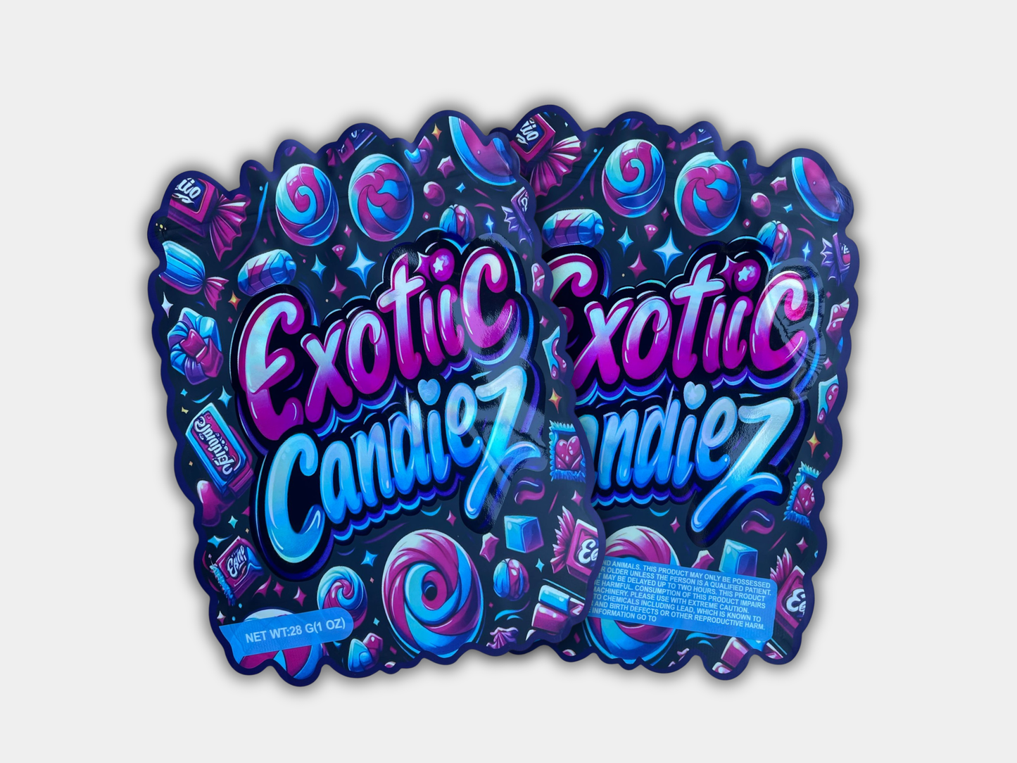Exotic Candiez 28G (1oz) Mylar Bag